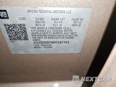 Zdjęcie 12 z 12 samochodu: 2023 CHEVROLET MALIBU LT VIN:1G1ZD5ST6PF247703 - miniatura