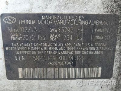 Zdjęcie 12 z 12 samochodu: 2013 HYUNDAI ELANTRA GLS VIN:5NPDH4AEXDH340129 - miniatura