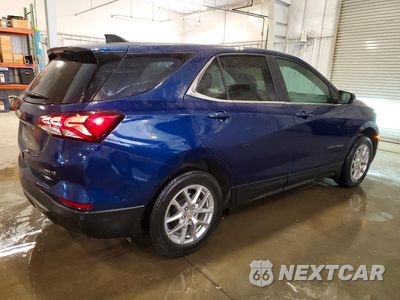 Trzecie zdjęcie samochodu z tyłu: 2022 CHEVROLET EQUINOX LT VIN:3GNAXUEVXNL295749 - miniatura