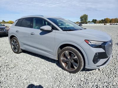 Czwarte zdjęcie samochodu z boku: 2022 AUDI Q4 E-TRON PRESTIGE VIN:WA1J2BFZ0NP056450 - miniatura
