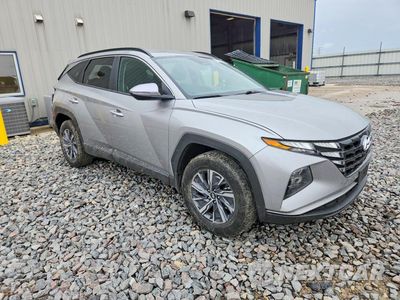 Czwarte zdjęcie samochodu z boku: 2023 HYUNDAI TUCSON BLUE VIN:KM8JBCA10PU109922 - miniatura