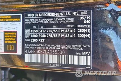 Zdjęcie 10 z 11 samochodu: 2020 MERCEDES-BENZ GLS 450 4MATIC VIN:4JGFF5KE7LA055330 - miniatura