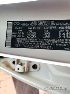 Zdjęcie 14 z 14 samochodu: 2022 HYUNDAI TUCSON LIMITED VIN:5NMJECAE8NH141648 - miniatura