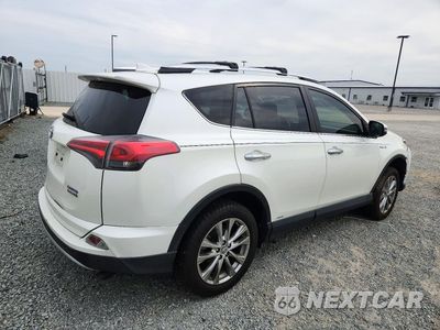 Trzecie zdjęcie samochodu z tyłu: 2016 TOYOTA RAV4 HV LIMITED VIN:JTMDJREV7GD031840 - miniatura