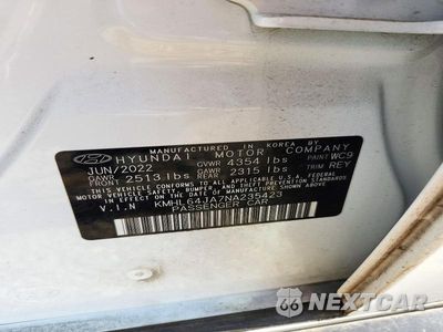 Zdjęcie 12 z 12 samochodu: 2022 HYUNDAI SONATA SEL VIN:KMHL64JA7NA235423 - miniatura