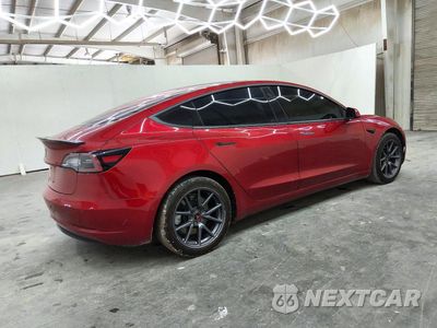 Trzecie zdjęcie samochodu z tyłu: 2018 TESLA MODEL 3 VIN:5YJ3E1EA4JF007204 - miniatura