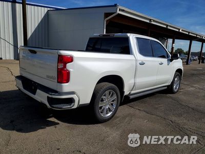 Trzecie zdjęcie samochodu z tyłu: 2022 CHEVROLET SILVERADO LTD K1500 HIGH COUNTRY VIN:1GCUYHED8NZ193537 - miniatura