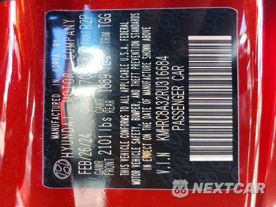 Zdjęcie 13 z 13 samochodu: 2024 HYUNDAI VENUE SEL VIN:KMHRC8A32RU316684 - miniatura