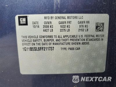 Zdjęcie 12 z 12 samochodu: 2015 CHEVROLET MALIBU LS VIN:1G11B5SL6FF211737 - miniatura
