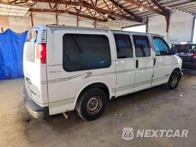 Trzecie zdjęcie samochodu z tyłu: 1999 CHEVROLET EXPRESS G1500 VIN:1GBFG15R1X1002190 - miniatura