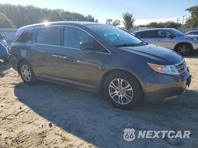 Czwarte zdjęcie samochodu z boku: 2013 HONDA ODYSSEY EXL VIN:5FNRL5H63DB033747 - miniatura