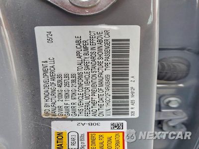 Zdjęcie 12 z 12 samochodu: 2024 HONDA ACCORD HYBRID SPORT-L VIN:1HGCY2F74RA064959 - miniatura