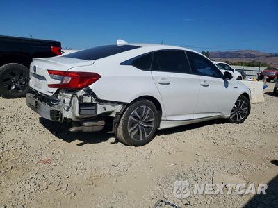 Trzecie zdjęcie samochodu z tyłu: 2021 HONDA ACCORD HYBRID EXL VIN:1HGCV3F50MA011455 - miniatura