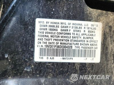 Zdjęcie 13 z 13 samochodu: 2013 ACURA ILX 20 PREMIUM VIN:19VDE1F56DE004328 - miniatura