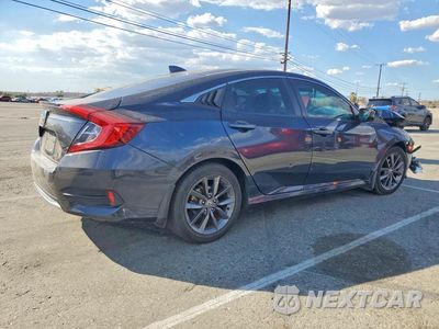 Trzecie zdjęcie samochodu z tyłu: 2021 HONDA CIVIC EX VIN:19XFC1F33ME203471 - miniatura