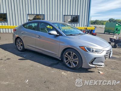 Czwarte zdjęcie samochodu z boku: 2017 HYUNDAI ELANTRA LIMITED VIN:5NPD84LF2HH091594 - miniatura