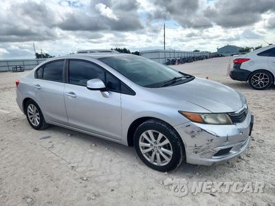 Czwarte zdjęcie samochodu z boku: 2012 HONDA CIVIC EX VIN:2HGFB2F86CH603629 - miniatura