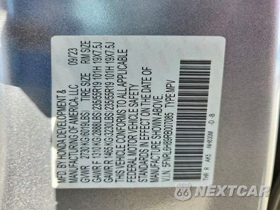 Zdjęcie 13 z 13 samochodu: 2024 HONDA ODYSSEY TOURING VIN:5FNRL6H89RB007085 - miniatura