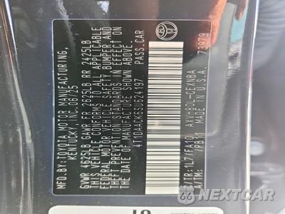 Zdjęcie 12 z 12 samochodu: 2025 TOYOTA CAMRY LE VIN:4T1DAACK6SU624197 - miniatura