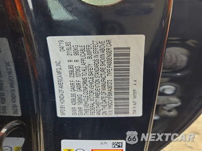 Zdjęcie 12 z 12 samochodu: 2019 HONDA ACCORD EXL VIN:1HGCV1F59KA087273 - miniatura