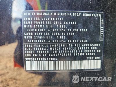 Zdjęcie 12 z 12 samochodu: 2024 VOLKSWAGEN TIGUAN SE VIN:3VV3B7AX9RM123884 - miniatura