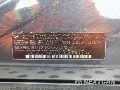 Zdjęcie 13 z 13 samochodu: 2011 BMW X5 VIN:5UXZV4C55BL741218 - miniatura