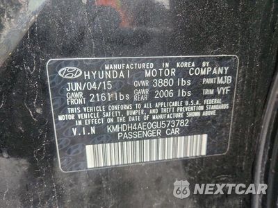 Zdjęcie 12 z 12 samochodu: 2016 HYUNDAI ELANTRA SE VIN:KMHDH4AE0GU573782 - miniatura