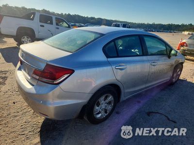 Trzecie zdjęcie samochodu z tyłu: 2014 HONDA CIVIC LX VIN:19XFB2F5XEE069053 - miniatura
