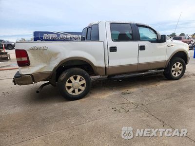 Trzecie zdjęcie samochodu z tyłu: 2005 FORD F150 SUPERCREW VIN:1FTPW14575KE89033 - miniatura