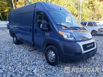 Czwarte zdjęcie samochodu z boku: 2021 RAM PROMASTER 3500 DELIVERY VAN VIN:3C6MRVJG4ME540911 - miniatura