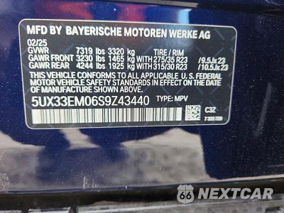 Zdjęcie 14 z 14 samochodu: 2025 BMW X7 M60I VIN:5UX33EM06S9Z43440 - miniatura