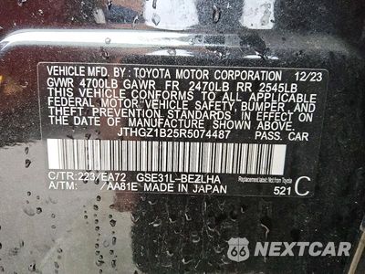 Zdjęcie 12 z 12 samochodu: 2024 LEXUS IS 350 F SPORT VIN:JTHGZ1B25R5074487 - miniatura