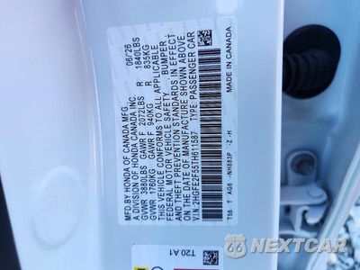 Zdjęcie 12 z 12 samochodu: 2026 HONDA CIVIC SPORT VIN:2HGFE2F55TH611587 - miniatura