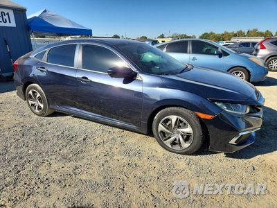 Czwarte zdjęcie samochodu z boku: 2020 HONDA CIVIC LX VIN:19XFC2F61LE204701 - miniatura
