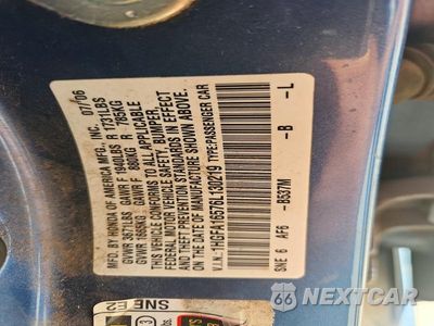 Zdjęcie 13 z 13 samochodu: 2006 HONDA CIVIC LX VIN:1HGFA16576L130219 - miniatura