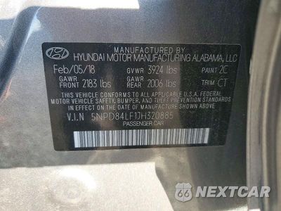 Zdjęcie 12 z 12 samochodu: 2018 HYUNDAI ELANTRA VALUE EDITION VIN:5NPD84LF1JH320885 - miniatura