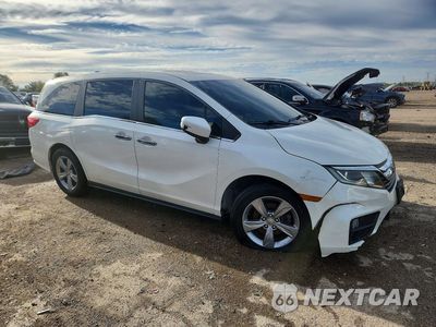Czwarte zdjęcie samochodu z boku: 2018 HONDA ODYSSEY EXL VIN:5FNRL6H71JB048614 - miniatura