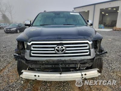 Piąte zdjęcie samochodu w środku: 2018 TOYOTA SEQUOIA PLATINUM VIN:5TDDY5G1XJS163386 - miniatura