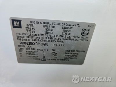 Zdjęcie 13 z 13 samochodu: 2016 GMC TERRAIN SLE VIN:2GKFLSEKXG6183968 - miniatura