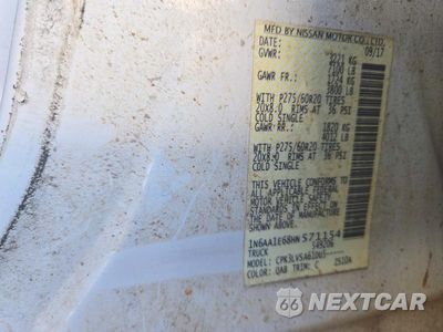 Zdjęcie 12 z 12 samochodu: 2017 NISSAN TITAN SL VIN:1N6AA1E68HN571154 - miniatura