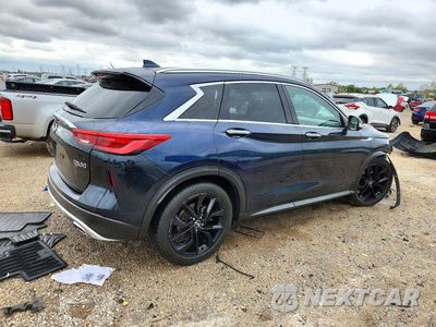 Trzecie zdjęcie samochodu z tyłu: 2019 INFINITI QX50 PURE VIN:3PCAJ5M14KF100608 - miniatura