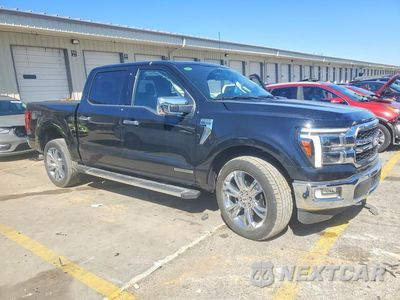 Czwarte zdjęcie samochodu z boku: 2024 FORD F150 LARIAT VIN:1FTFW5LD5RFA44624 - miniatura