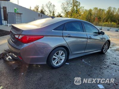Trzecie zdjęcie samochodu z tyłu: 2014 HYUNDAI SONATA GLS VIN:5NPEB4AC8EH836777 - miniatura