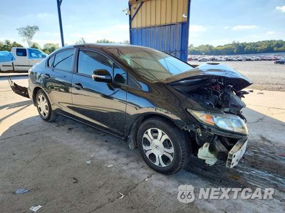 Czwarte zdjęcie samochodu z boku: 2013 HONDA CIVIC HYBRID VIN:19XFB4F21DE000574 - miniatura