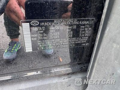 Zdjęcie 12 z 12 samochodu: 2022 HYUNDAI SANTA FE SEL VIN:5NMS2DAJ2NH437426 - miniatura
