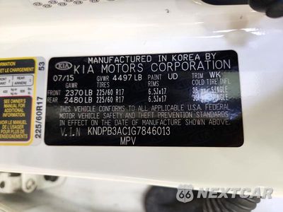 Zdjęcie 13 z 13 samochodu: 2016 KIA SPORTAGE LX VIN:KNDPB3AC1G7846013 - miniatura