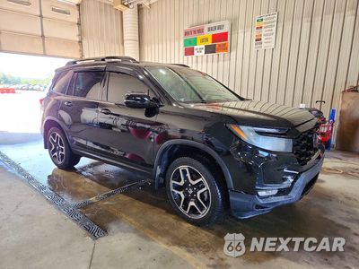 Czwarte zdjęcie samochodu z boku: 2022 HONDA PASSPORT ELITE VIN:5FNYF8H08NB004150 - miniatura