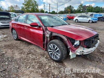 Czwarte zdjęcie samochodu z boku: 2020 HONDA ACCORD HYBRID VIN:1HGCV3F14LA007825 - miniatura