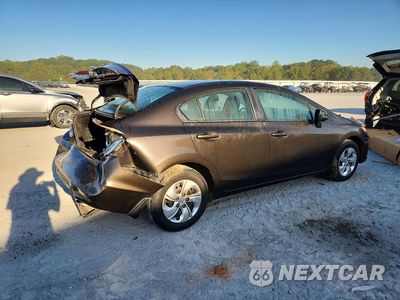 Trzecie zdjęcie samochodu z tyłu: 2013 HONDA CIVIC LX VIN:2HGFB2F50DH535447 - miniatura