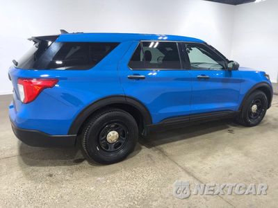 Trzecie zdjęcie samochodu z tyłu: 2021 FORD EXPLORER POLICE INTERCEPTOR VIN:1FM5K8AW9MNA16185 - miniatura
